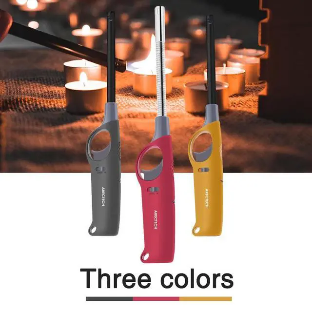 Alt view image 2 of 6 - Refillable Butane Lighter for Camping Survival Hiking Fishing - No Butane Fuel Inside