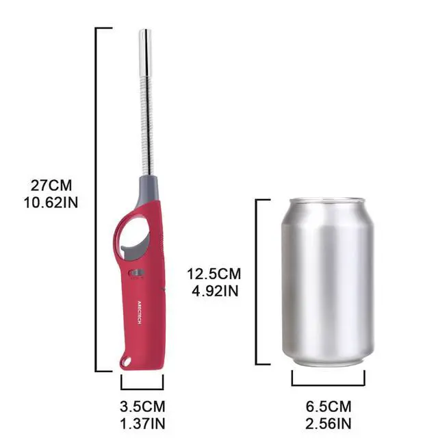 Alt view image 4 of 6 - Refillable Butane Lighter for Camping Survival Hiking Fishing - No Butane Fuel Inside