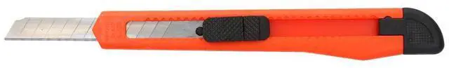 Alt view image 4 of 5 - 24 Pack Box Cutters Bulk (9mm Wide Blade Cutter) Utility Knife Retractable, Razor Knife Exacto Knife, Compact, Extended Use for Heavy Duty Office, Home, Crafts, Hobby, Disposable Box Cutter