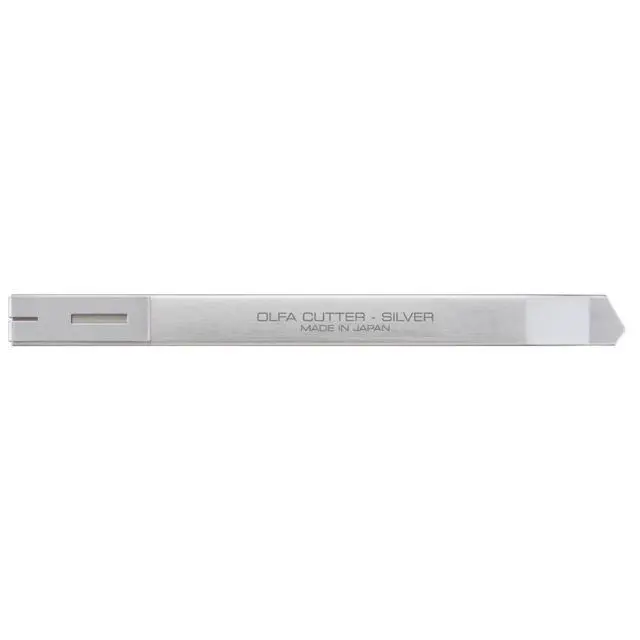 Alt view image 2 of 4 - 9mm Stainless Steel Utility Knife (SVR-1) - Multi-Purpose Retractable Precision Knife w/Snap-Off Blade, Replacement Blades: Any OLFA 9mm Blade