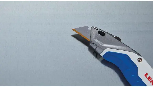 Alt view image 6 of 7 - Utility Knife with 3 Bi-Metal Blades, Retractable, Foldable and Portable, Blade Storage (LXHT10599)