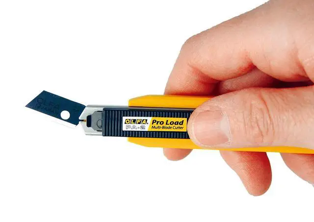 Alt view image 7 of 7 - 9mm Precision Utility Knife (PA-2) - Multi-Purpose Retractable Precision Knife w/Snap-Off Blades & Auto Blade Loader, Replacement Blades: Any OLFA 9mm Blade