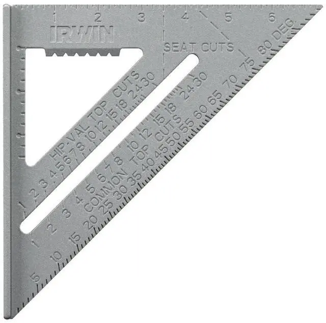 Main image of Tools Rafter Square, Aluminum, 7-Inch (1794464)