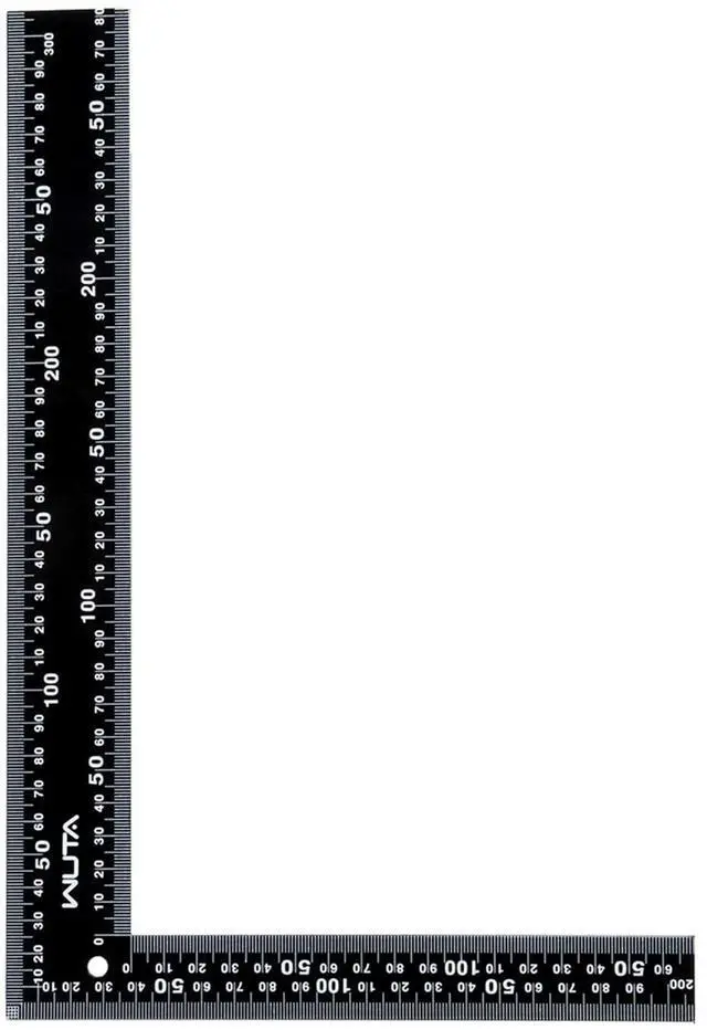 Main image of Carpenter Square, L Square Ruler Framing Carpenters Square Stainless Steel Woodworking Square, Right Angle Ruler Combo Square (12 Inch*8 Inch)