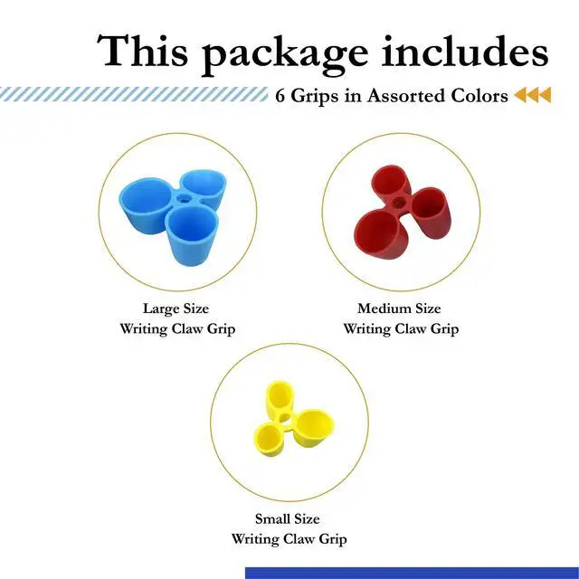 Alt view image 3 of 7 - Writing CLAW, Sample Pack, 2 Each of Three Sizes - TPG-21123