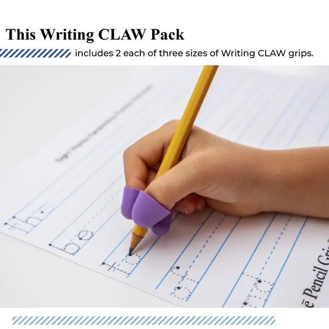 Alt view image 5 of 7 - Writing CLAW, Sample Pack, 2 Each of Three Sizes - TPG-21123