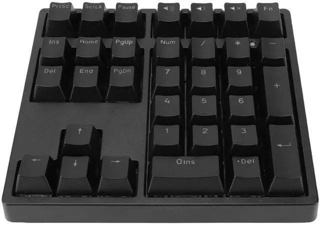 Main image of Number Pad, Mechanical 34 Keys USB C Wired Numeric Keypad with RGB Backlit, Blue Switches, Plug and Play for Laptop and Desktop (Black)