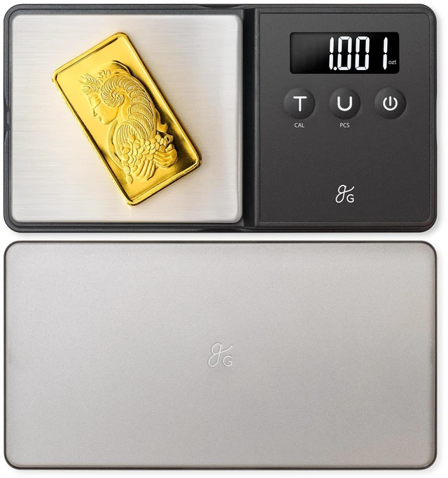 Main image of Precision Pocket Scale, 300g x 0.01g Digital Milligram Scale | Gram Scale for Jewelry, Coins, Herbs & Powders, Six Weighing Units, Piece-Counting Mode & Lid That Doubles as a Weighing Tray