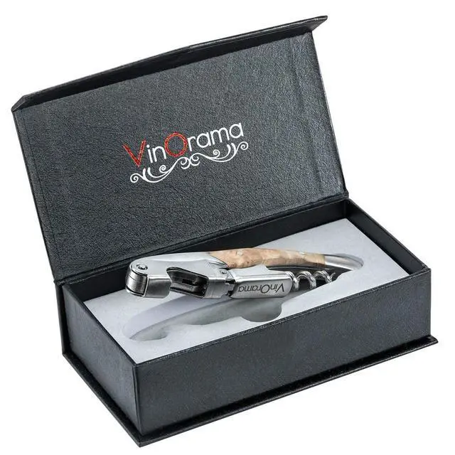 Alt view image 7 of 7 - Waiters Corkscrew Wine Opener Rosewood Handle 3-in-1 Beer Bottle Opener and Foil Cutter, The Best Choice of Professional Waiters and Bartenders Around the Globe