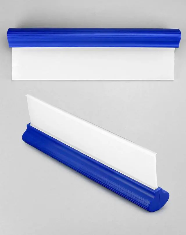 Alt view image 7 of 7 - Car Squeegee, 2 Pack 12 inch Flexible Car Water Scraper Tool Silicone Window Squeegee for Car Or Home Use, Washing & Wiping Glass, Mirror & Shower Doors, Blue