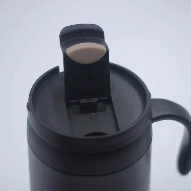 Alt view image 5 of 7 - Portable 16oz Pour Over Coffee Maker with Foldable Filter & Stirrer Insulated Stainless Steel Travel Cup with Lid No Paper Filter Needed, BPA-Free, Black For Home, Office, Camping, Backpacking