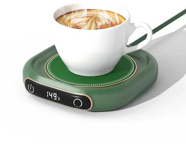 Main image of Coffee Mug Warmer for Desk,Multi-Purpose Cup Warmer for All Bottles&Cups,Fast Heating Mug Warmer for Tea &Coffee with 3 Temp Settings,Portable Bottle Warmer for Breastmilk,8 Hours Auto Shut Off,Green