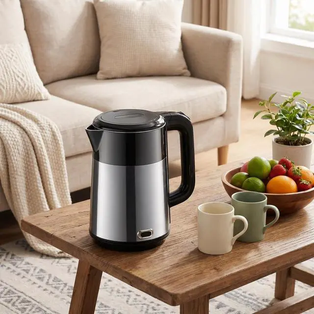 Alt view image 6 of 6 - 1L Small Travel Electric Kettle 1000W Portable Mini Hot Water Boiler