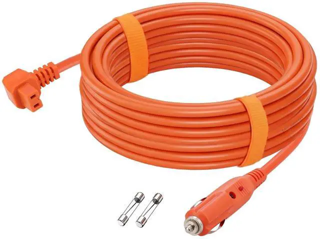 Main image of 12V/24V DC Power Cord, Heavy-Duty Replacement Cable for Car Refrigerators, Compatible with Dometic, Setpower, BougeRV, ICECO, Euhomy, Alpicool, Bodega, ARB & More, 16AWG 11.6FT (3.5M)