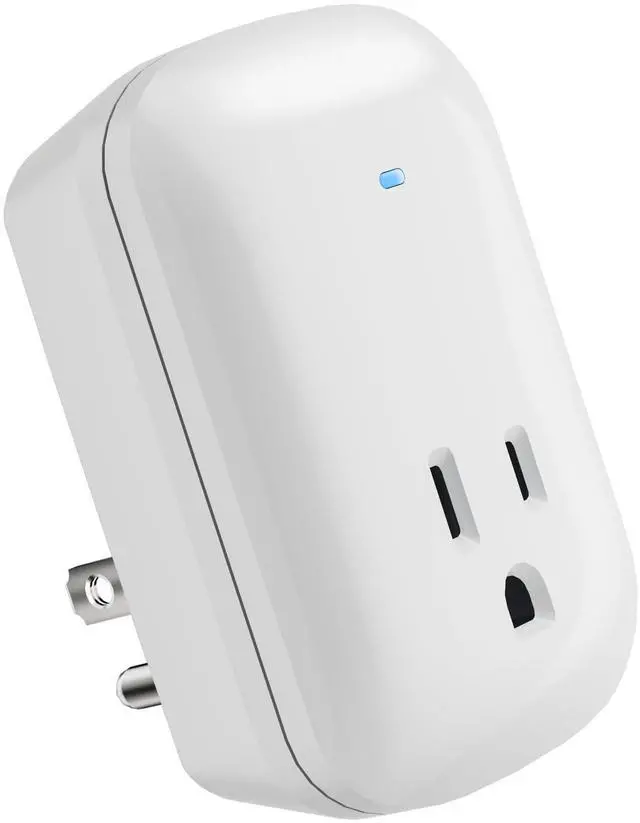 Main image of Surge Protector Wall Tap Single Outlet Extender 1 Pack, 3 Prong Grounded Plug Power Strip Adapter with Indicator Light, 15A/125V Low Profile & Space-Saving for Home & Office Appliances-ETL-White