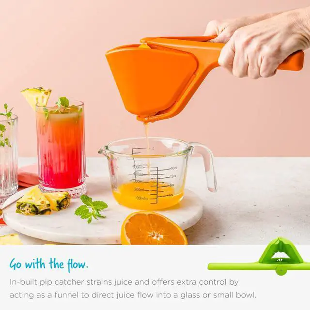 Alt view image 7 of 7 - Original Lemon Fluicer Easy-Squeeze Fold-Flat Citrus Juicer - 10 Inch, Suits Lime & Lemon