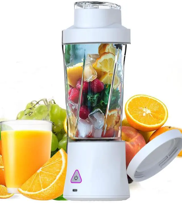 Main image of Personal Blender,360 Watt Portable Blender for Smoothies,Milkshakes and Baby food,6000mAh USB Rechargeable,BPA Free 24 oz Portable Juicer with 6 Blades and Lid,Suitable for Outdoor Sports,Travel