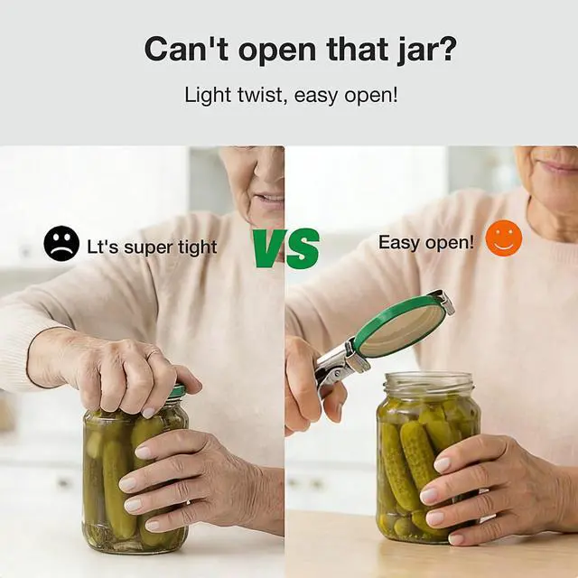 Alt view image 5 of 7 - 2 Pcs Extended Jar Openers for Weak Hands, Adjustable Stainless Steel Bottle Opener, Can Opener for Seniors with Arthritis, Large and Small Lids Gripper Household Tool, Kitchen Accessories