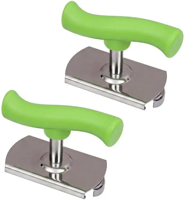 Main image of 2Pcs Adjustable Jar Opener, Stainless Steel Labor-Saving Can Opener for Weak Hands Seniors, Universal Bottle Lid Gripper Tool for All Size Jars & Bottles