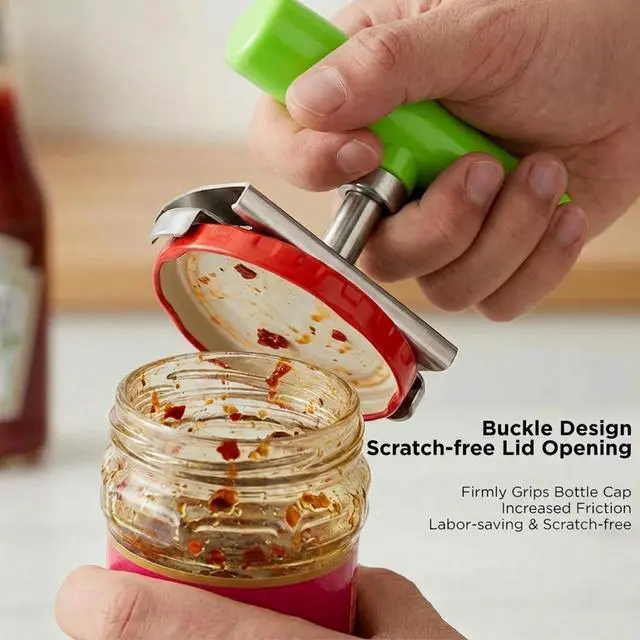 Alt view image 4 of 7 - 2Pcs Adjustable Jar Opener, Stainless Steel Labor-Saving Can Opener for Weak Hands Seniors, Universal Bottle Lid Gripper Tool for All Size Jars & Bottles