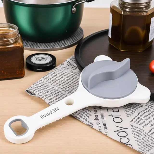 Alt view image 6 of 7 - NEWPAII Jar Opener for Weak Hands, Seniors & Arthritis Adjustable 4-in-1 Bottle & Can Opener with Non-Slip Pad for Large Pickle Jars, Soda, Wine Left-Handed & Kid-Friendly, Dishwasher Safe