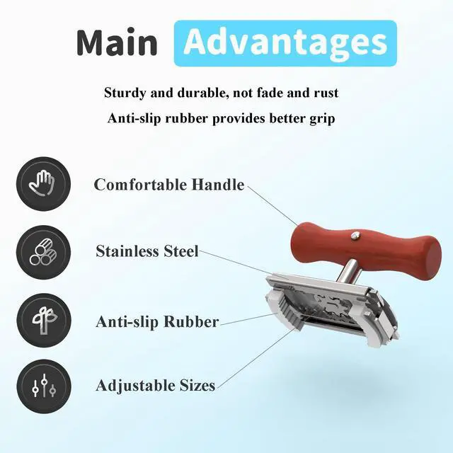 Alt view image 2 of 7 - Jar Opener for Seniors with Arthritis & Weak Hands, Easy Twist Jar Openers, Adjustable Multifunctional Jar Lid Opener, Jar Bottle Cap Opener Gripper, Useful Gifts for Elderly/Women/Men (Wood Handle)