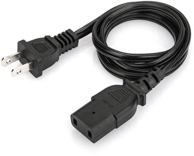 Main image of 3ft Power Cord Replacement Parts for Selected (Not All) 6 Quart Crock Pot Express Pressure Cooker Multicooker Sccppc600-V1,2 Pin /2 Prongs Pressure Cooker Cord