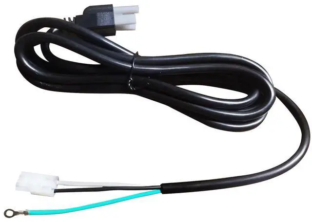 Alt view image 2 of 7 - 8 ft Replacement AC Power Cord for Pellet Grill & Smoker | fits Traeger, Pit Boss, Camp Chef, Z-Grills | 3 Conductor, Ring Terminal on Ground, Molex 2 pin Connector | ELE203 / KIT0089 / 70110