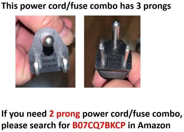 Alt view image 7 of 7 - Replacement 3 Prong Power Cord & Fuse Combo Compatible with Instant Pot Duo (80, Plus 80), EVO (Plus 6, Plus 80), Nova (80,100), Ultra 80, and Pro Pus 60 Wi-Fi Smart