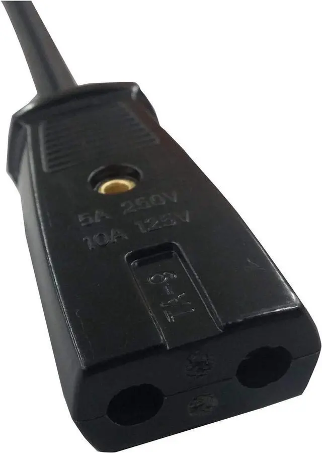 Alt view image 2 of 2 - 6 Foot Long 2-Pin CO-PC6 Replacement Power Cord for Farberware & Presto Super Speed Percolators - 2-Pin with 1/2 Inch Spacing Fits Many Rice Cookers and Other Small Appliances