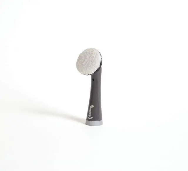 Alt view image 2 of 7 - Reveal Power Scrubber Attachable Soft Bristle & Velcro Head with 6 Microfiber Pads for Cordless Electric Battery Powered Scrub Brush Ideal for Shoes/Sneakers/Car Trim/Tires/Furniture