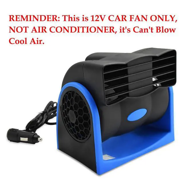 Alt view image 5 of 7 - 12V Car Fan, Auto Vehicle RV Powerful Ventilation Electric Car Fans with Cigarette Lighter Plug for SUV