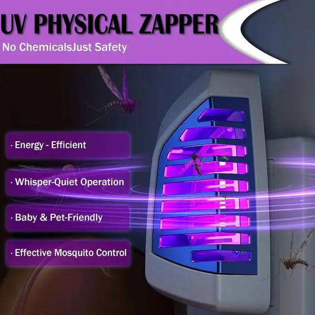 Alt view image 3 of 6 - Small Indoor Mosquito Killer - Indoor Electric Mosquito Killer Suitable for Home Kitchen, Bedroom and Living Room Insect Killer, Insect Killer lamp