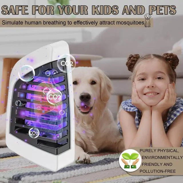 Alt view image 6 of 6 - Small Indoor Mosquito Killer - Indoor Electric Mosquito Killer Suitable for Home Kitchen, Bedroom and Living Room Insect Killer, Insect Killer lamp