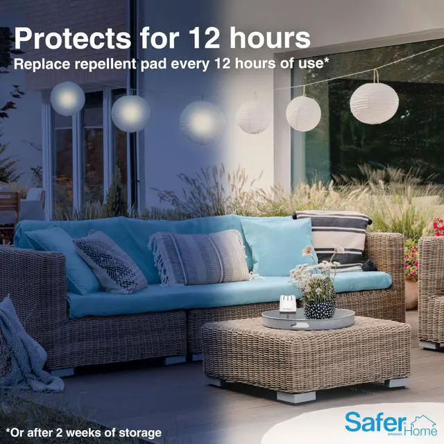Alt view image 3 of 7 - Brand Home SH1200 Outdoor Natural Mosquito Repellent - Uses Natural Essential Oils