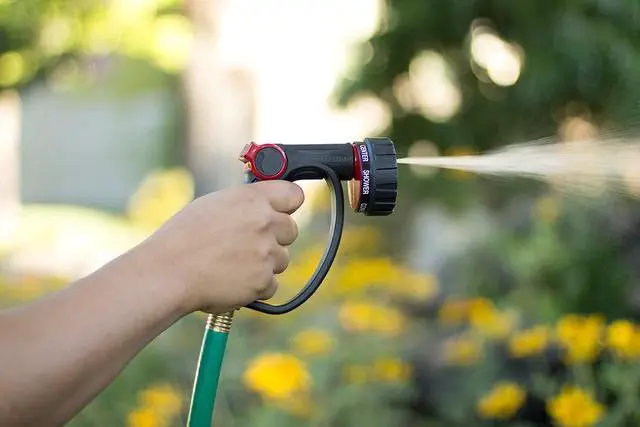 Alt view image 7 of 7 - 58993 7-Pattern Watering Nozzle with Thumb Control, Black
