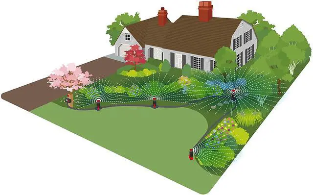 Alt view image 2 of 5 - 96093 Multi-Adjustable Flex Design Garden Sprinkler with Extension Set, Great for DIY Gardening Product