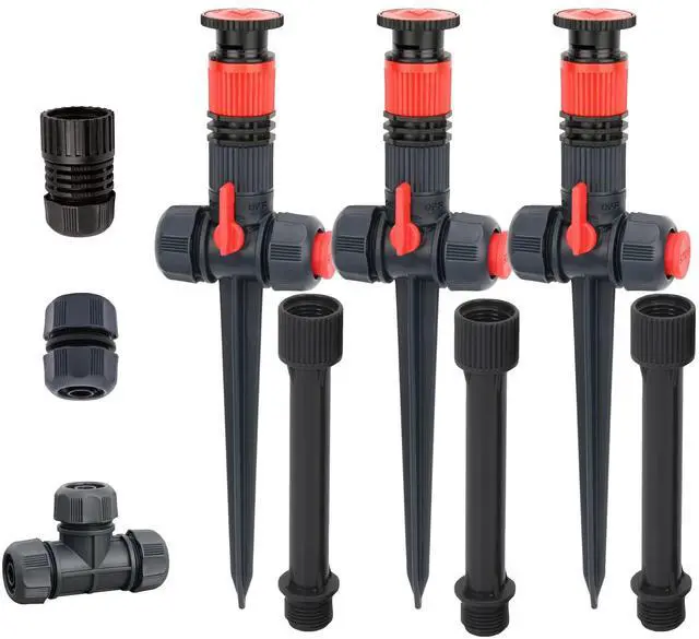 Main image of 96093 Multi-Adjustable Flex Design Garden Sprinkler with Extension Set, Great for DIY Gardening Product