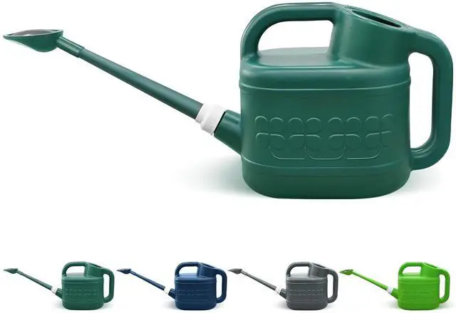 Main image of 2 Gallon Watering Can, Garden Watering Can Outdoor, Plant Water Can with Removable Long Spout and Stainless Steel Sprinkler Head, Large Plastic Outdoor Watering Cans for Gardening Flower Plants