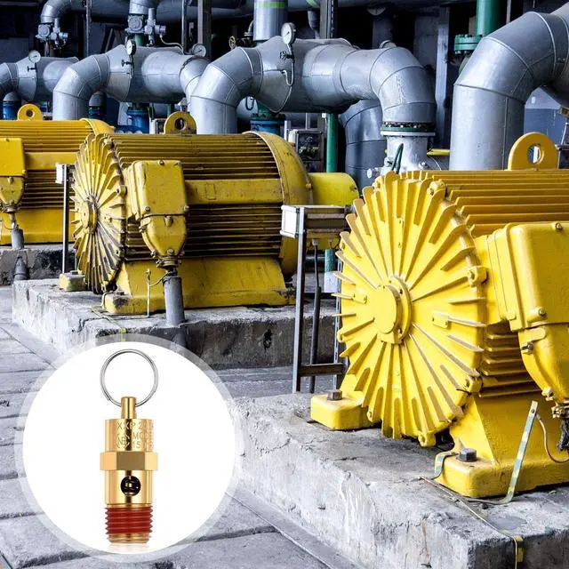 Alt view image 7 of 7 - Brass Safety Valve Air Compressor Pressure Relief Valve 1/4" NPT 150 PSI 58 SCFM Air Compressor Relief Pressure Safety Valves NPT Threaded Part for Air and Water Discharge