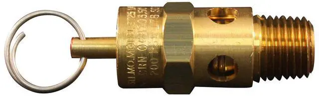 Main image of 1090-200 1/4" MNPT ASME Safety Valve - 200 PSI Pop off Pressure
