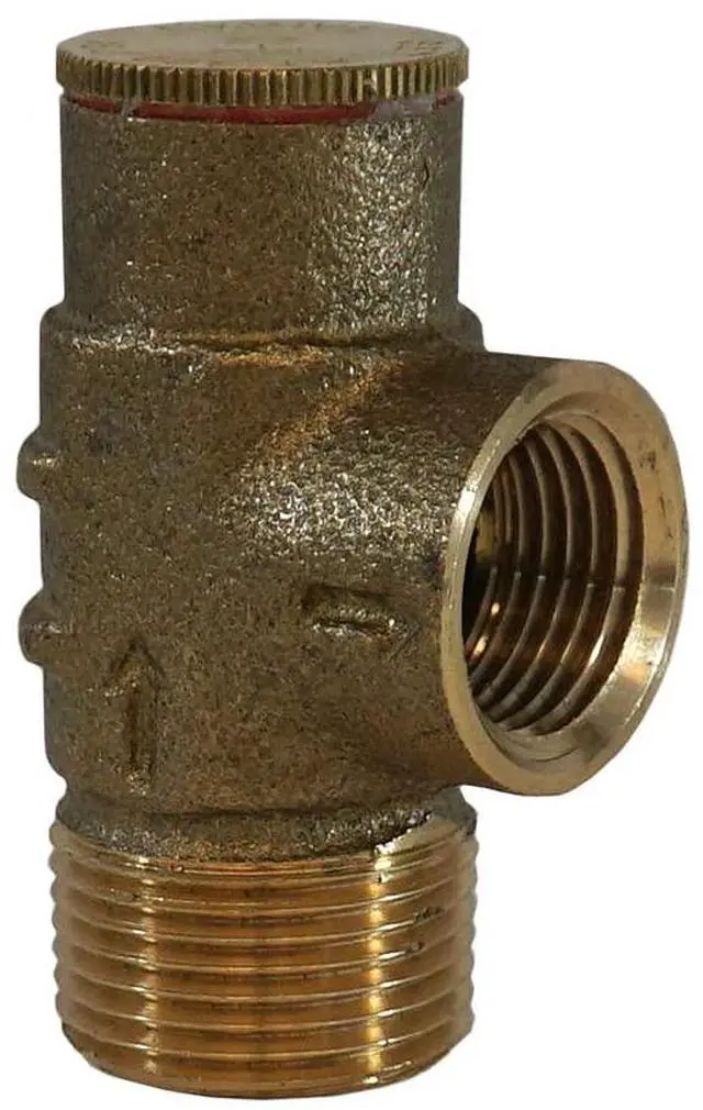 Main image of MFG PRVNL75100 3/4" Lead-Free Brass Pressure Relief Valve, 100 PSI Cold Water Safety Valve for Well Tank, Pump & Plumbing Systems, 3/4" NPT No-Lead Water System Protection Valve