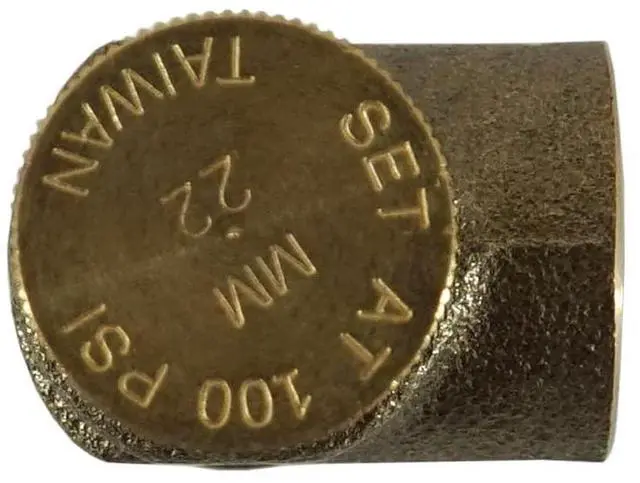 Alt view image 6 of 7 - MFG PRVNL75100 3/4" Lead-Free Brass Pressure Relief Valve, 100 PSI Cold Water Safety Valve for Well Tank, Pump & Plumbing Systems, 3/4" NPT No-Lead Water System Protection Valve