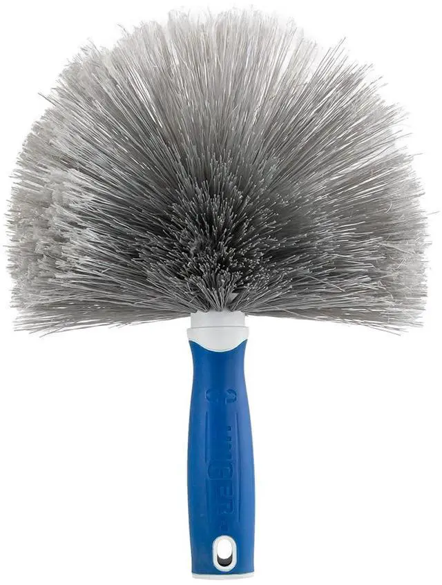 Main image of Cobweb & Corner Duster Dusters for Cleaning, Compatible with Telescopic Poles, Dusting Tools, Great for Ceilings, Moldings, HVAC & Floor Vents, and Corners, White/Black