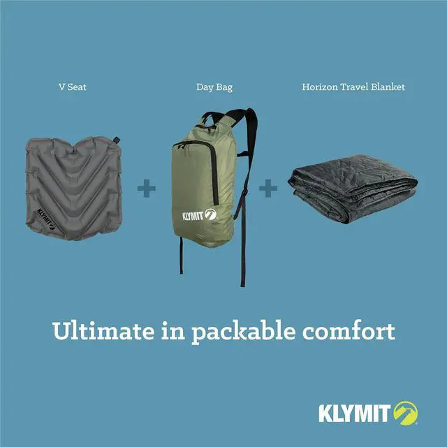 Alt view image 6 of 6 - V Seat - Portable, Inflatable Padded Cushion Seat, Perfect for Air Travel, Camping, Backpacking and Bleacher Seats