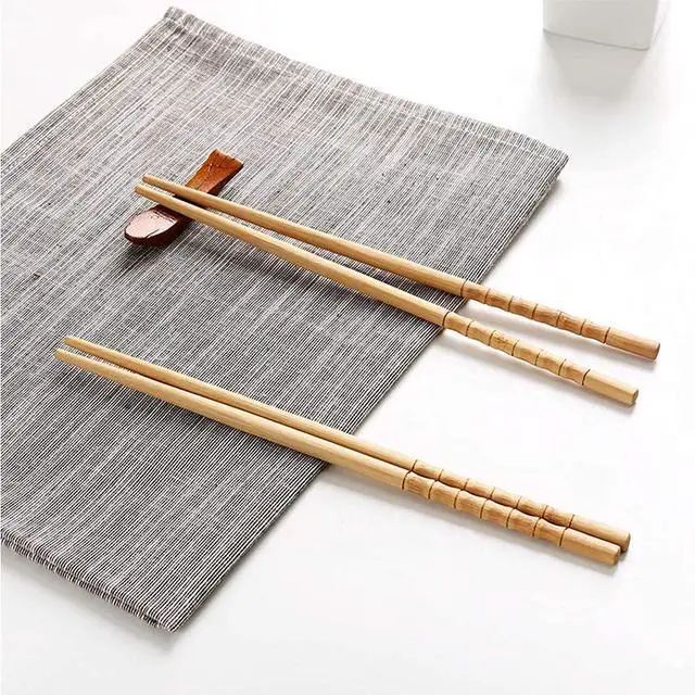 Alt view image 5 of 6 - 10-Pairs Reusable Bamboo Chopsticks Set Travel Chopsticks with Case Reusable Chinese Korean Japanese Bamboo Portable Chopsticks
