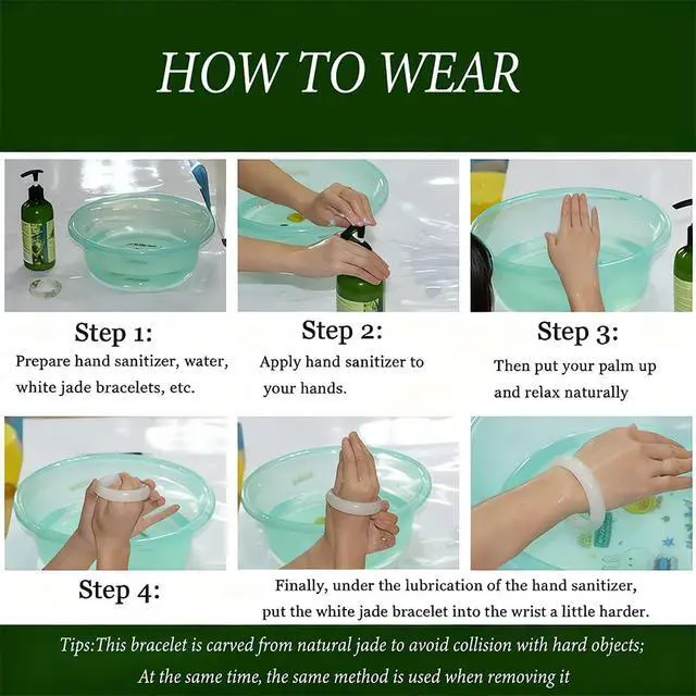 Alt view image 6 of 7 - Jade Bracelet For Women, Green Stone Bangle Natural Gradient Chinese Style Bracelets With Box Wealth Fortune Healing Protection Good Luck Jewelry Gift (Dark Green, 60mm/2.36in)
