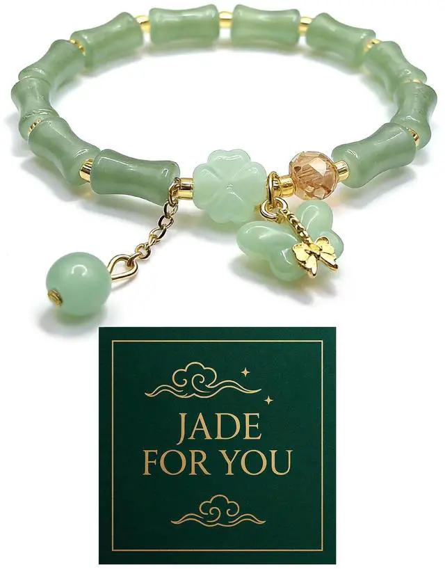 Main image of Lucky Jade Bracelet for Women Good Luck Money Bracelets Chinese Blessing Feng Shui Bracelet Red Black Beaded Horse Charm Bracelets Chinese Jewelry Gifts