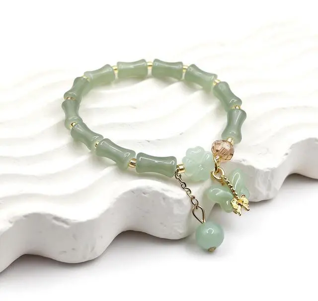 Alt view image 5 of 7 - Lucky Jade Bracelet for Women Good Luck Money Bracelets Chinese Blessing Feng Shui Bracelet Red Black Beaded Horse Charm Bracelets Chinese Jewelry Gifts