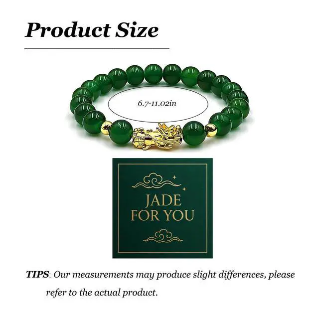 Alt view image 6 of 7 - Jade Bangle Bracelet for Women Green Nephrite Jade Bangle Pixiu Bracelet Chinese Symbol Jewelry Gift for Her Lucky Charm
